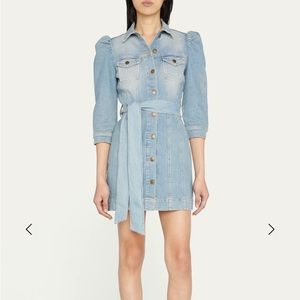 Retrofete Lema Belted Denim Dress